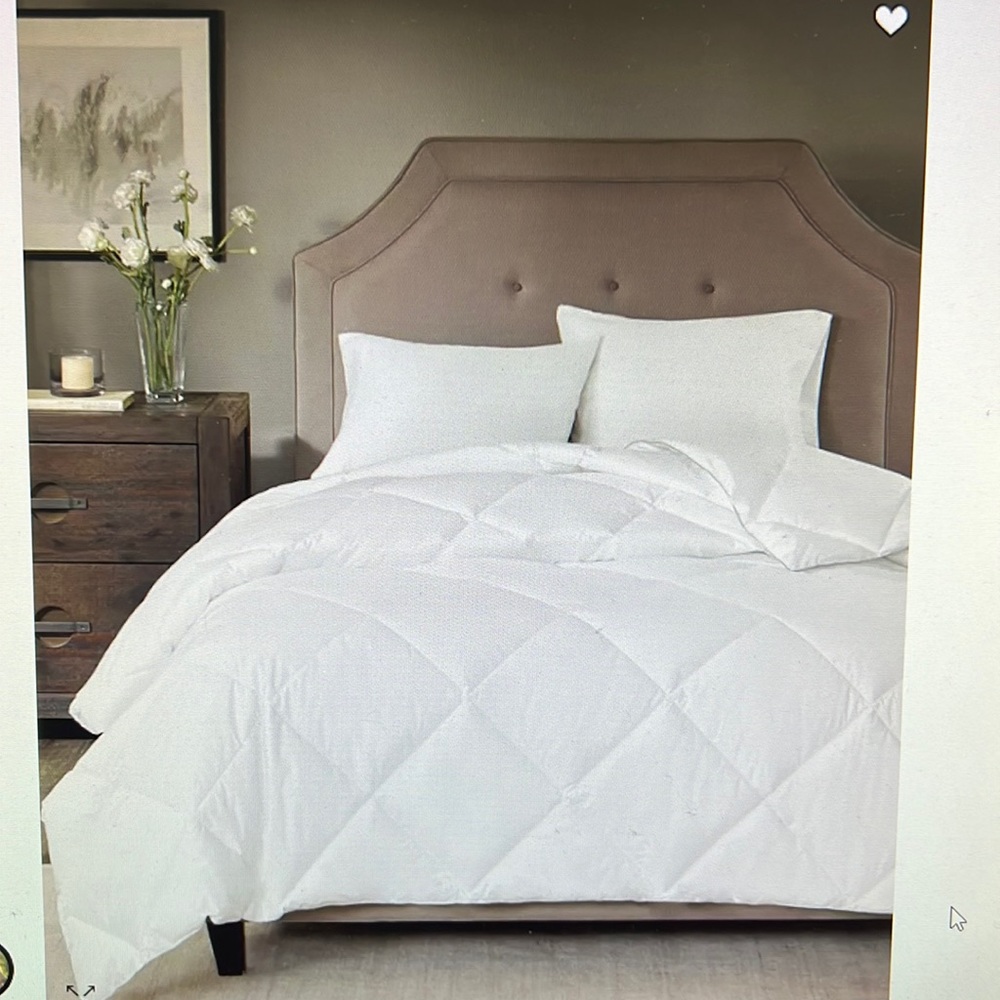 1000 spread count diamond close it down alternative comforter